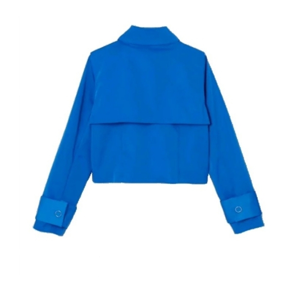 Sammy B x Target Cropped Short Jacket in Blue Size 3X - Picture 3 of 10